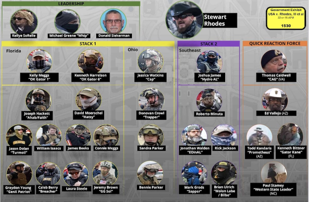 Ein Computerbildschirm, der eine Gruppe von Menschen in bunten Kleidern und Helmen zeigt, mit dem Text "GTA 5 Quick Reaction Force" auf dem Bildschirm.