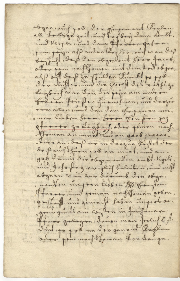 Ein alter, gelblicher Brief mit sauberer Schreibschrift, der den Namen und die Adresse des Verfassers oben trägt.