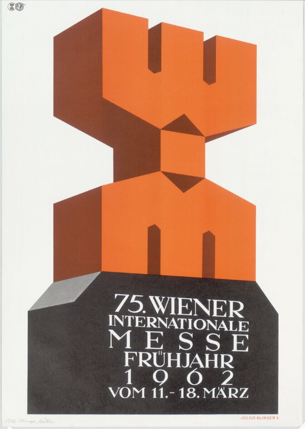 Ein Plakat für die 75. Internationalen Messe Frühjahr in München, Deutschland, mit einem weißen Hintergrund, Text und einer bunten, detailreichen Skulptur in der Mitte.