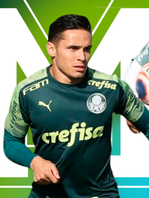 Ein Mann in einem grün-weißen Trikot mit der Nummer 19 läuft mit einem Fußball, sieht konzentriert und entschlossen aus, mit dem Text "Match Attax Champions League 2019/20" unten auf dem Bild.