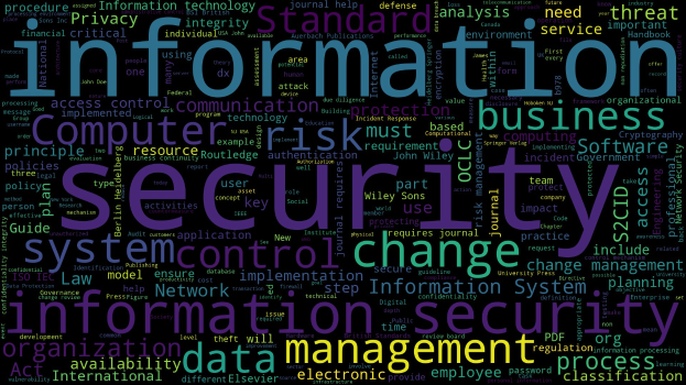 Ein kreisförmiges Wortwolken-Diagramm mit "Information Security" in verschiedenen Sprachen, am größten in der Mitte und kleinere Wörter strahlen nach außen, in verschiedenen Blautönen.